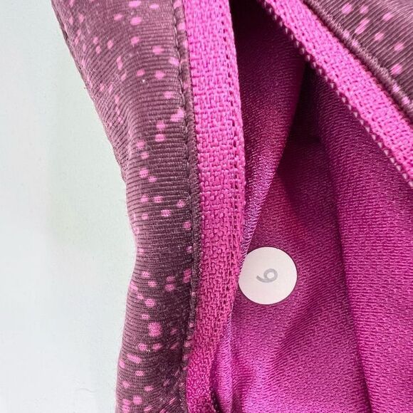 lululemon athletica Swift Speed Tight Leggings Womens 6 Burgundy Pink High Rise - Picture 13 of 13